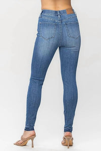 Judy Blue - High Rise Pull on Release Hem Skinny Jeans