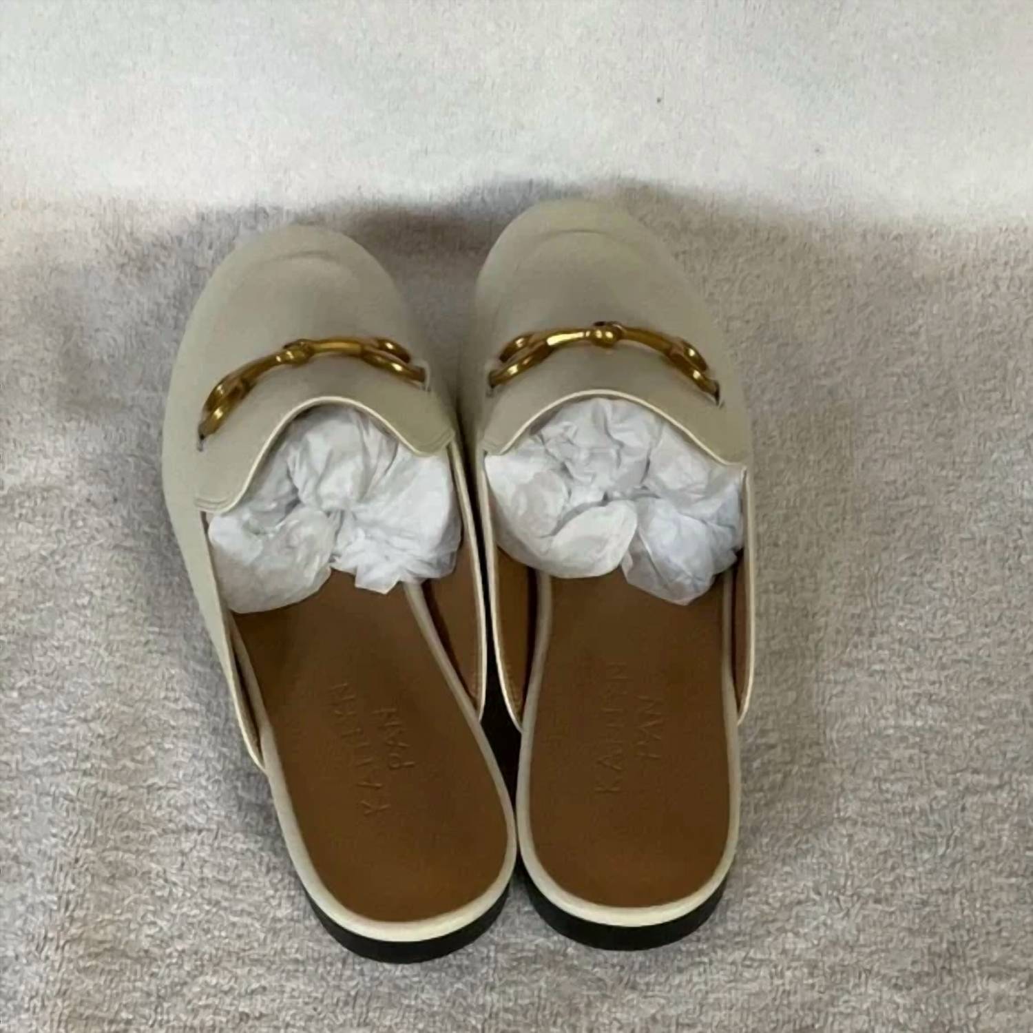 Kaitlyn Pan Shoes Women's Elegant Slip-on Loafers Mules in white - women's shoe - alternate view