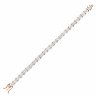 Diana M Jewels - Women's Radiant Lab-Grown Diamond Bracelet (10.00 Ct) - Bold