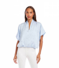 Karen Kane - Short Sleeve V-Neck Top