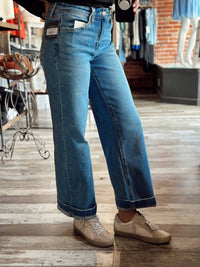 Lovervet - High Rise Wide Leg Strouser Jeans