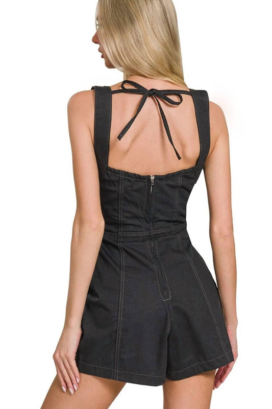 Zenana - Tie Back Romper