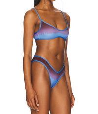 We Wore What - Scoop Neck Tie Back Bikini Top