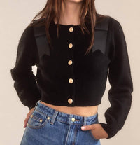 Cynthia Rowley - Ivy Cropped Wool Cardigan
