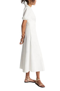 Hutch - Women's Laurel Button Down Skirt Midi Dress