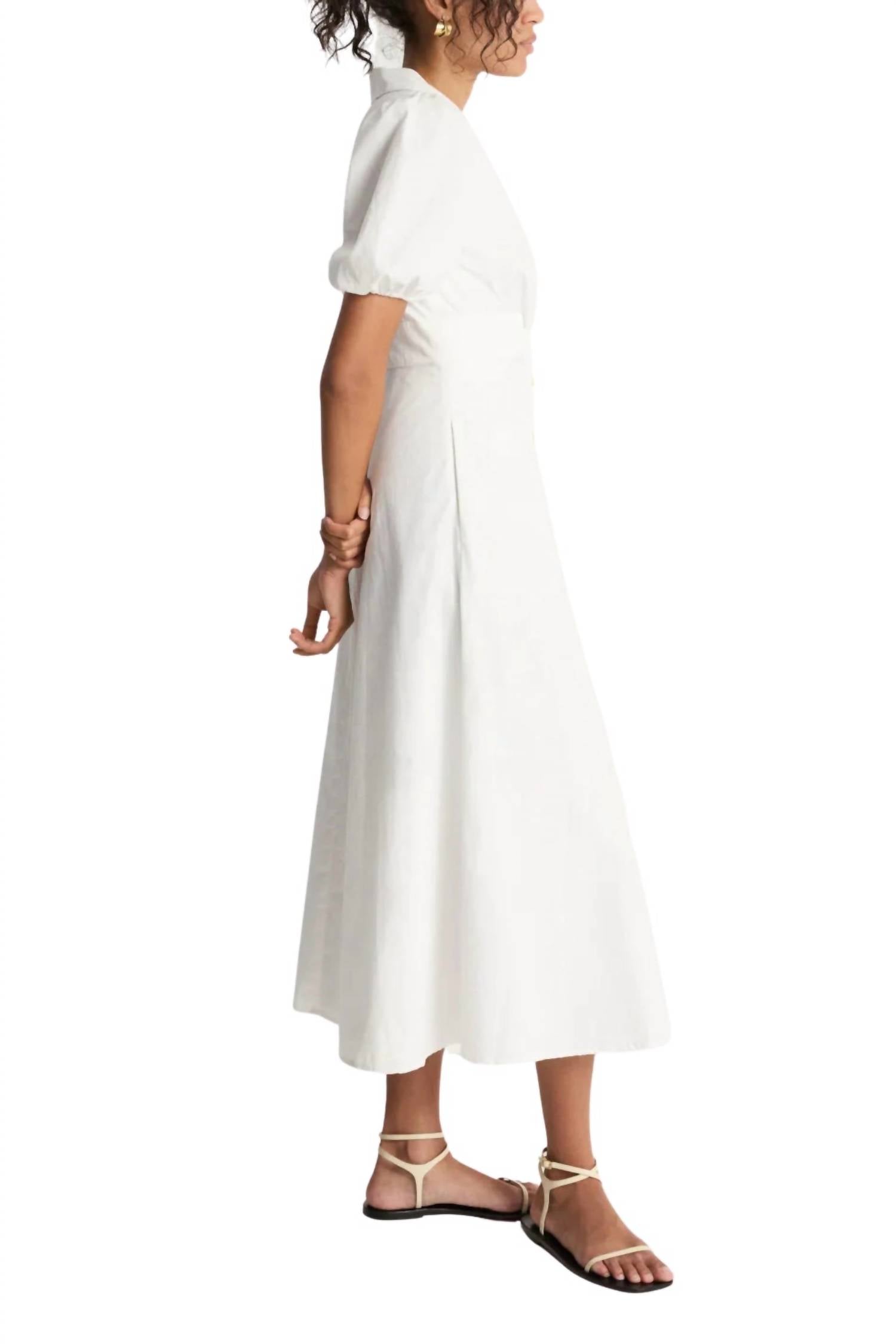 Hutch - Women's Laurel Button Down Skirt Midi Dress