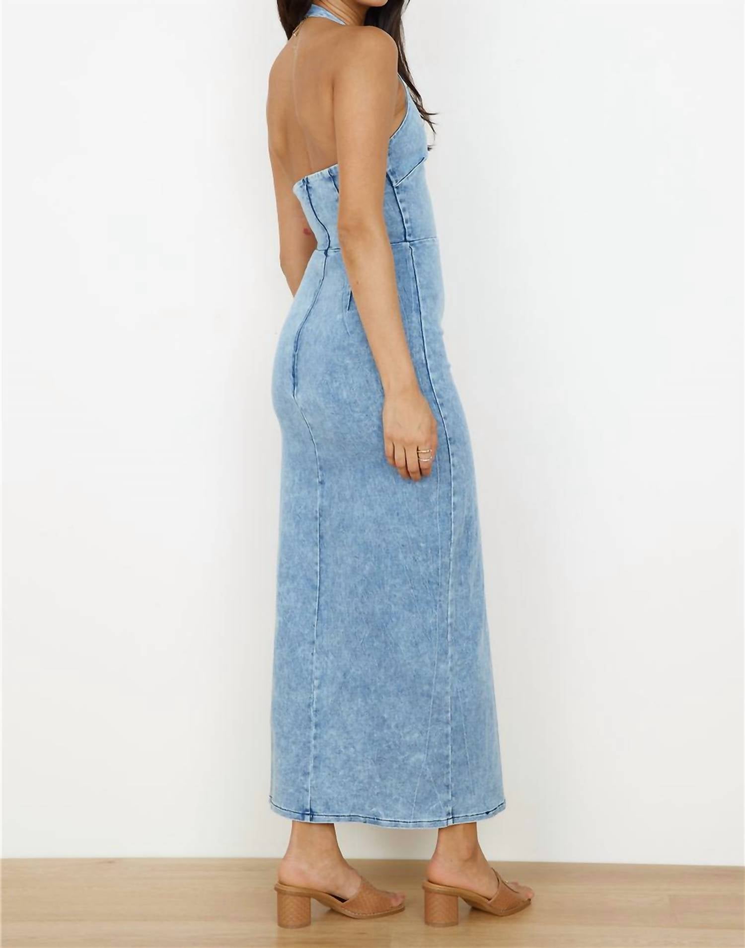 One & Only - Dixie Denim Midi Dress