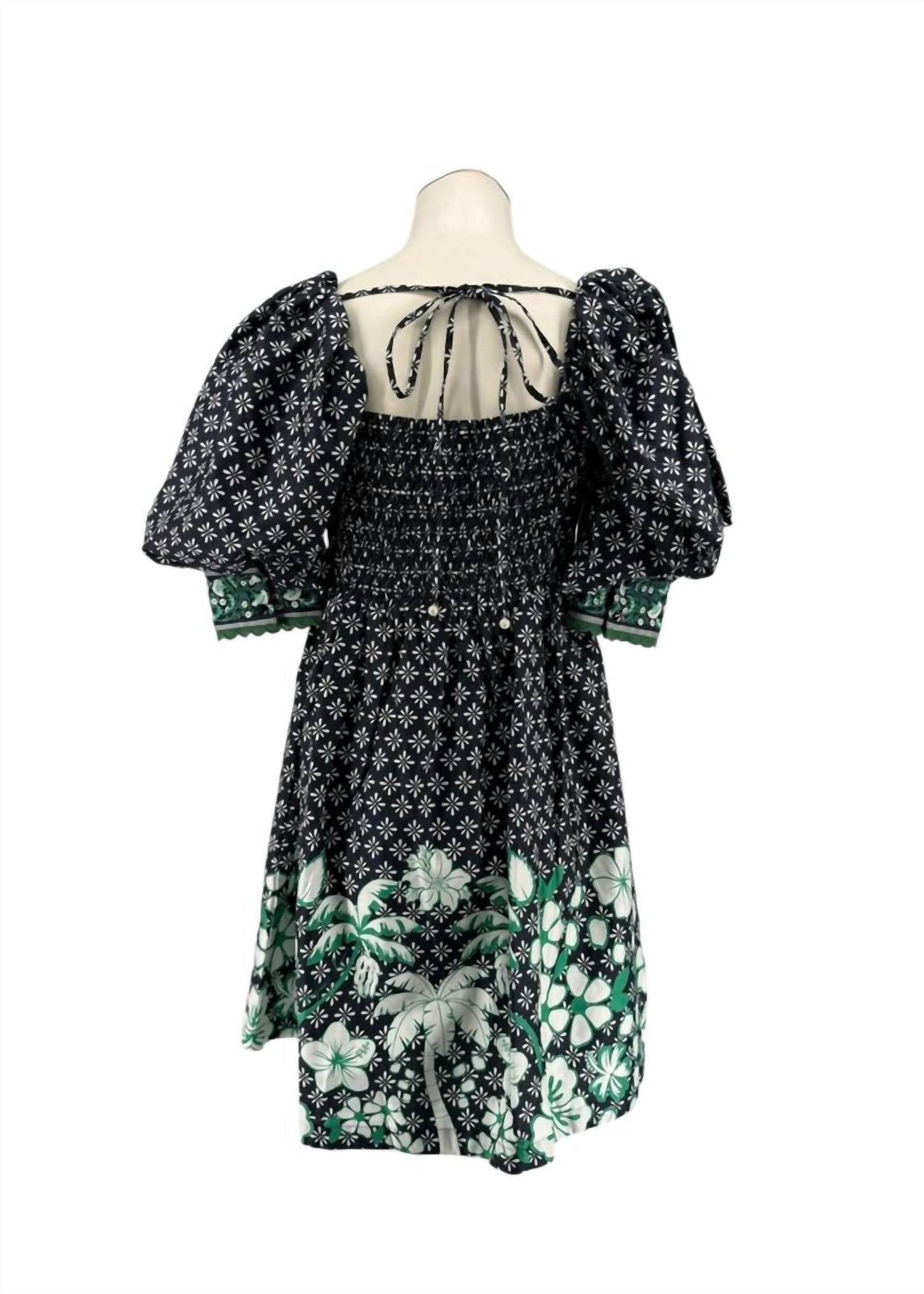 Emily Lovelock - Puff Sleeve Midi Dress