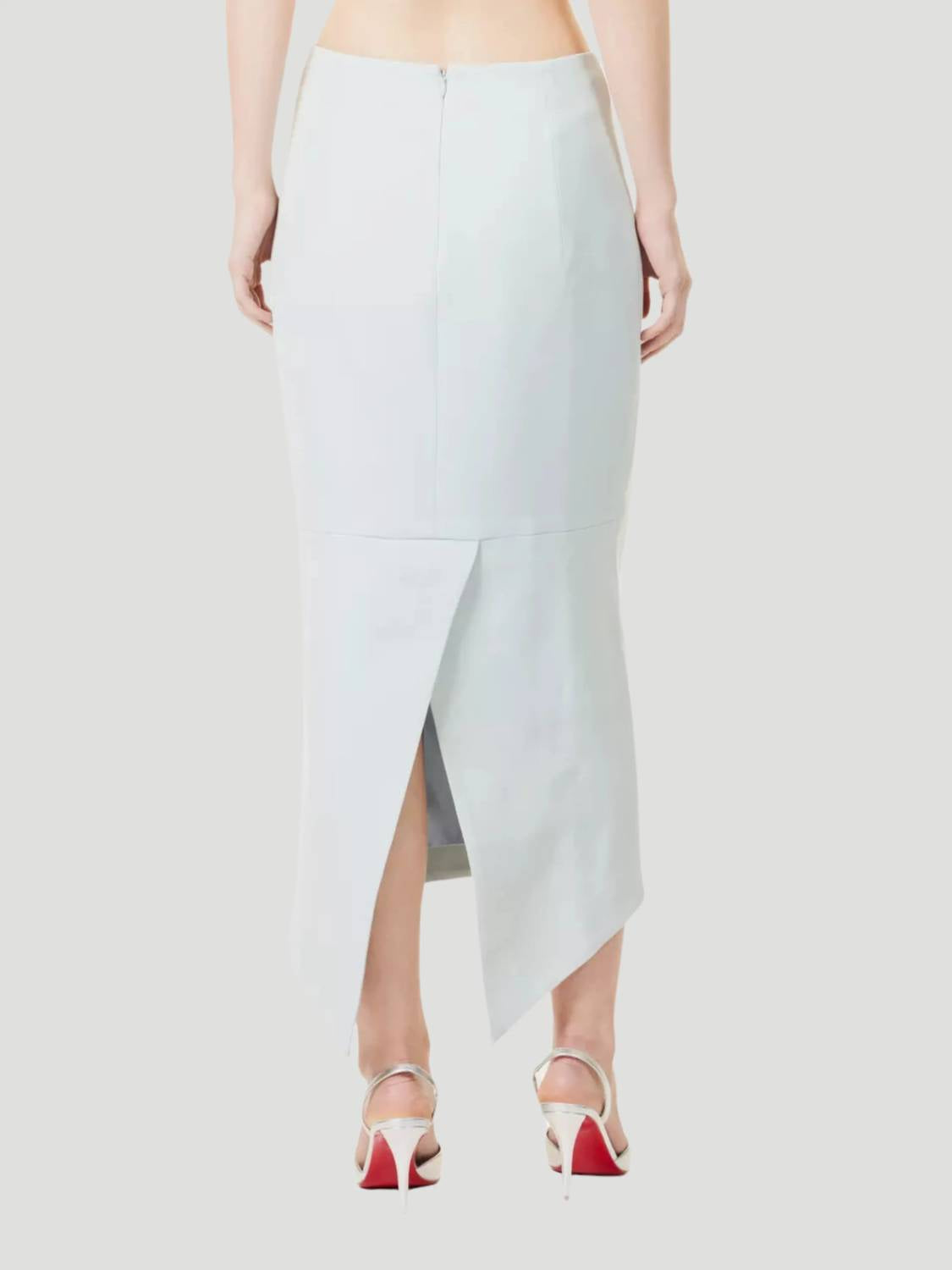 Huishan Zhang - Thalia Gem-Embellished Midi Skirt