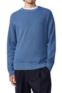 NN07 Kevin Crewneck Sweater in bering sea - men's sweater