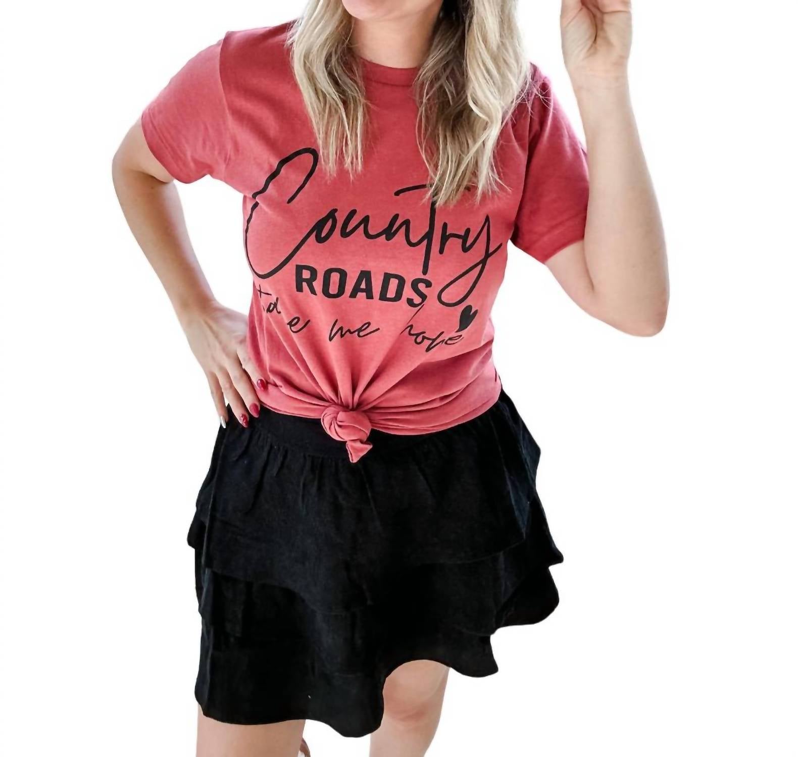 Very J - Corduroy Ruffle Skirt