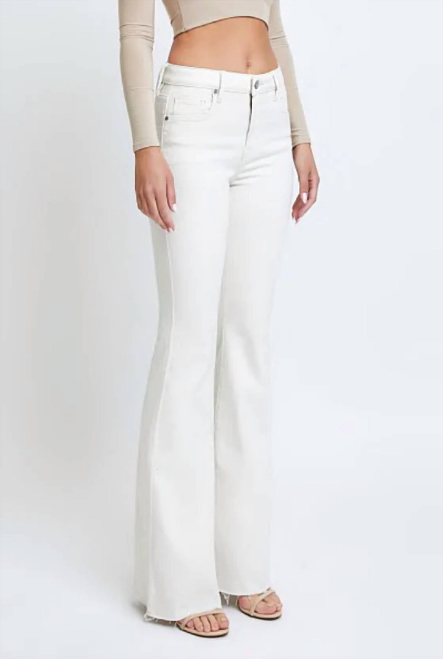 Hidden - High Rise Long Flare Jean