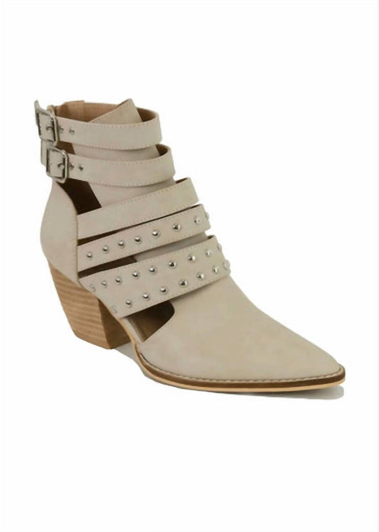 Beast Fashion - Women's Strappy Ankle Boots