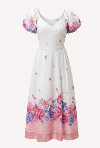 Cleobella Zaha Midi Ankle Dress in camellia - women's dress - view 4