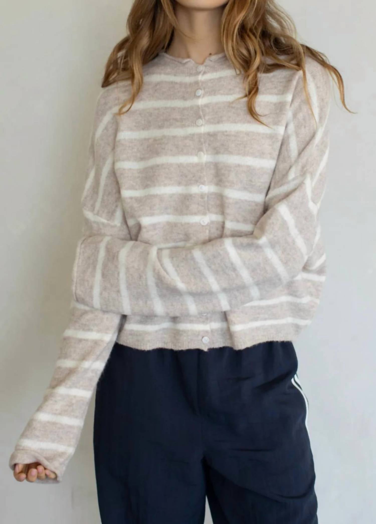 Things Between - Cabana Stripe Piper Cardigan