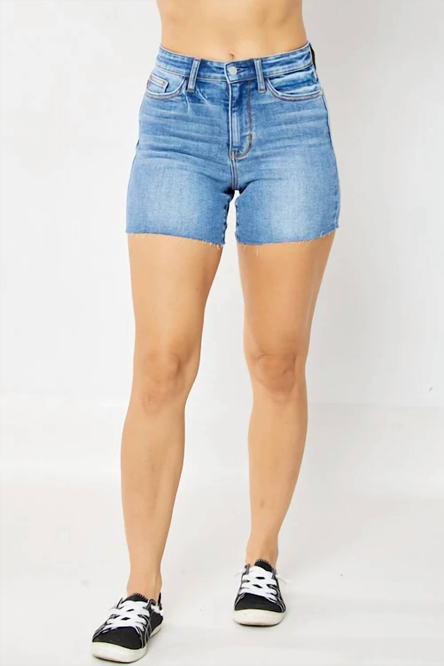Judy Blue - Women's Mila Hi-Rise Cutoff Shorts
