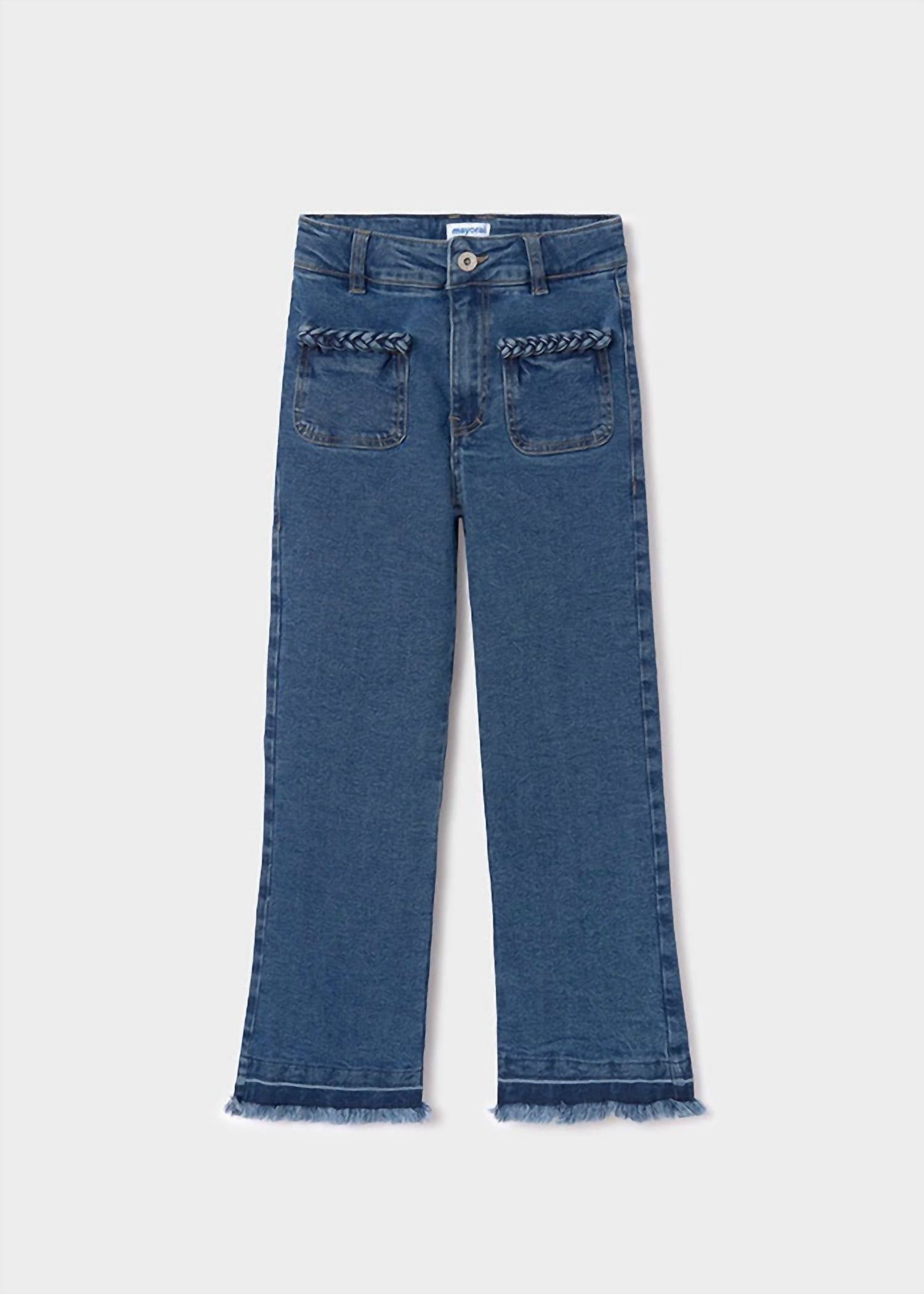 Mayoral - Raw Hem Wide Leg Pant
