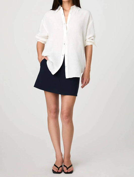 French Connection - Birdie Linen Oversized Shirt