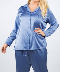 Isayes - Silk Pajama Set - Plus