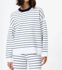 French Connection - Marley Striped Crewneck Sweater