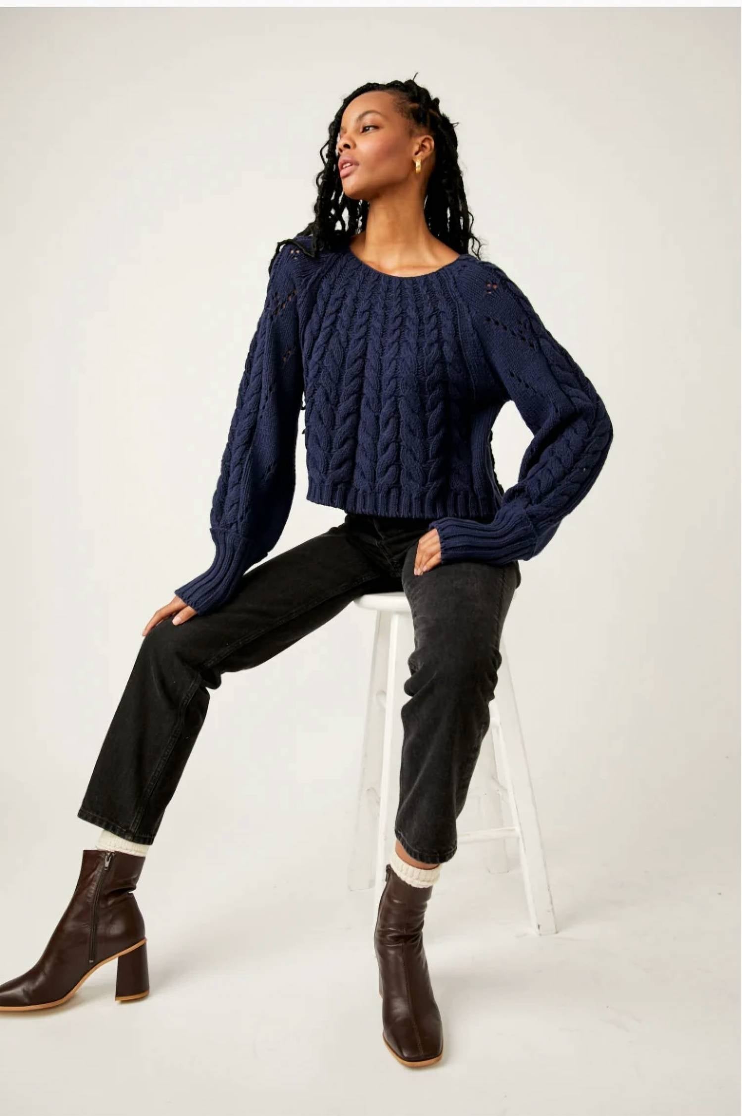 Free People - Sandre Pullover Sweater