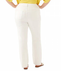 Karen Kane - Raw Hem Straight Jeans - Plus