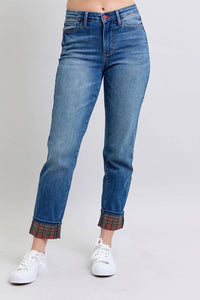 Judy Blue - Best Of The Plaid Boyfriend Jeans