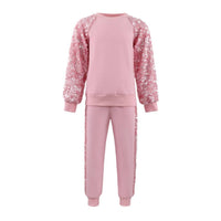 Lola + The Boys - Girls Sequin Joggers Set