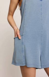 Z Supply - Go Easy Jersey Denim Romper