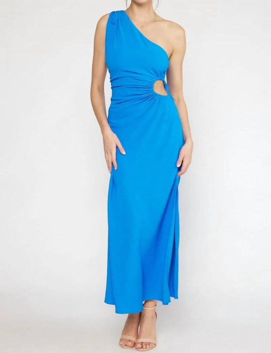 Entro - Cut-out One Shoulder Dress