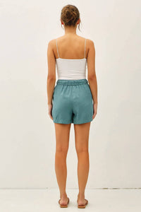 Be Cool - High Rise Tie Shorts