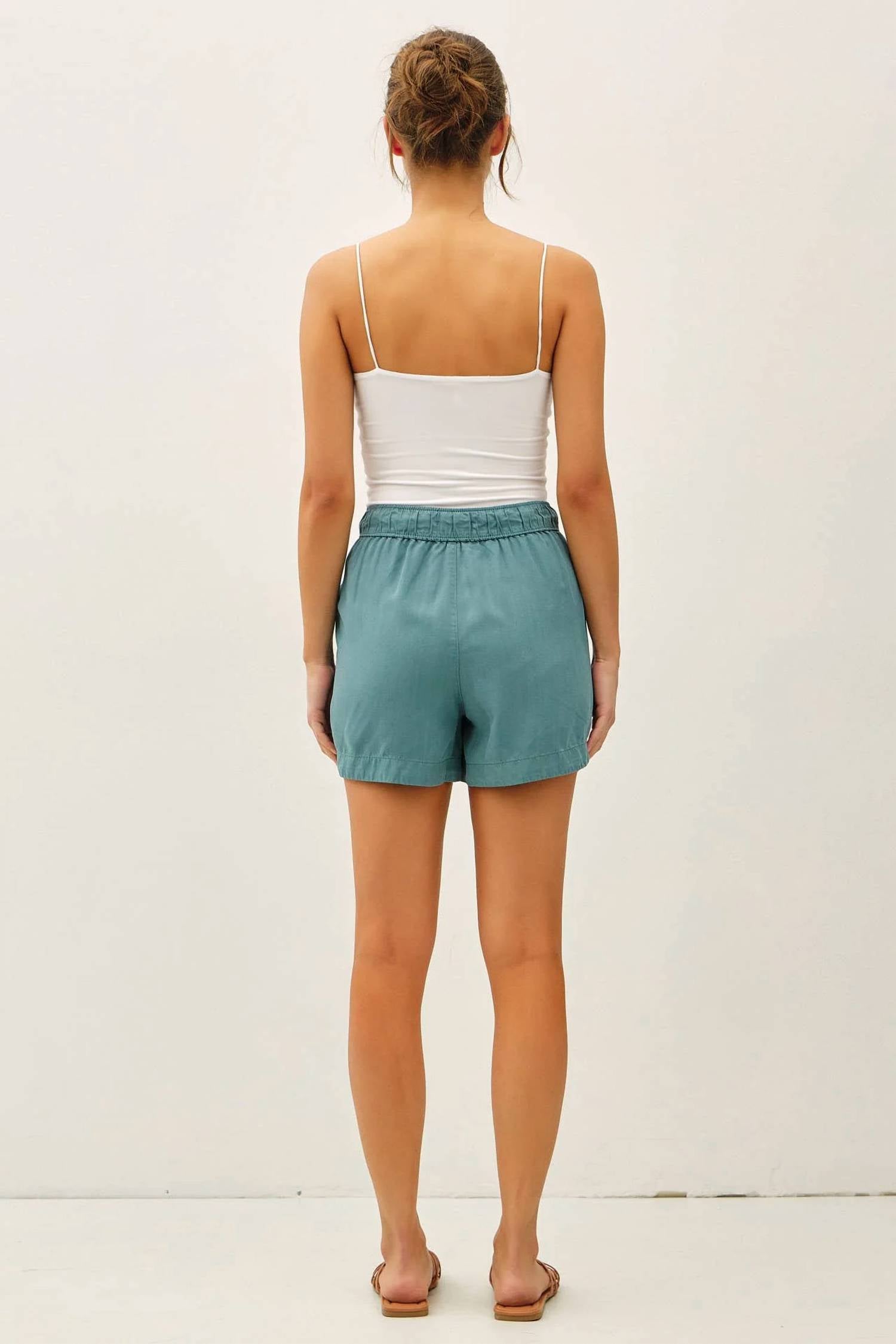 Be Cool - High Rise Tie Shorts