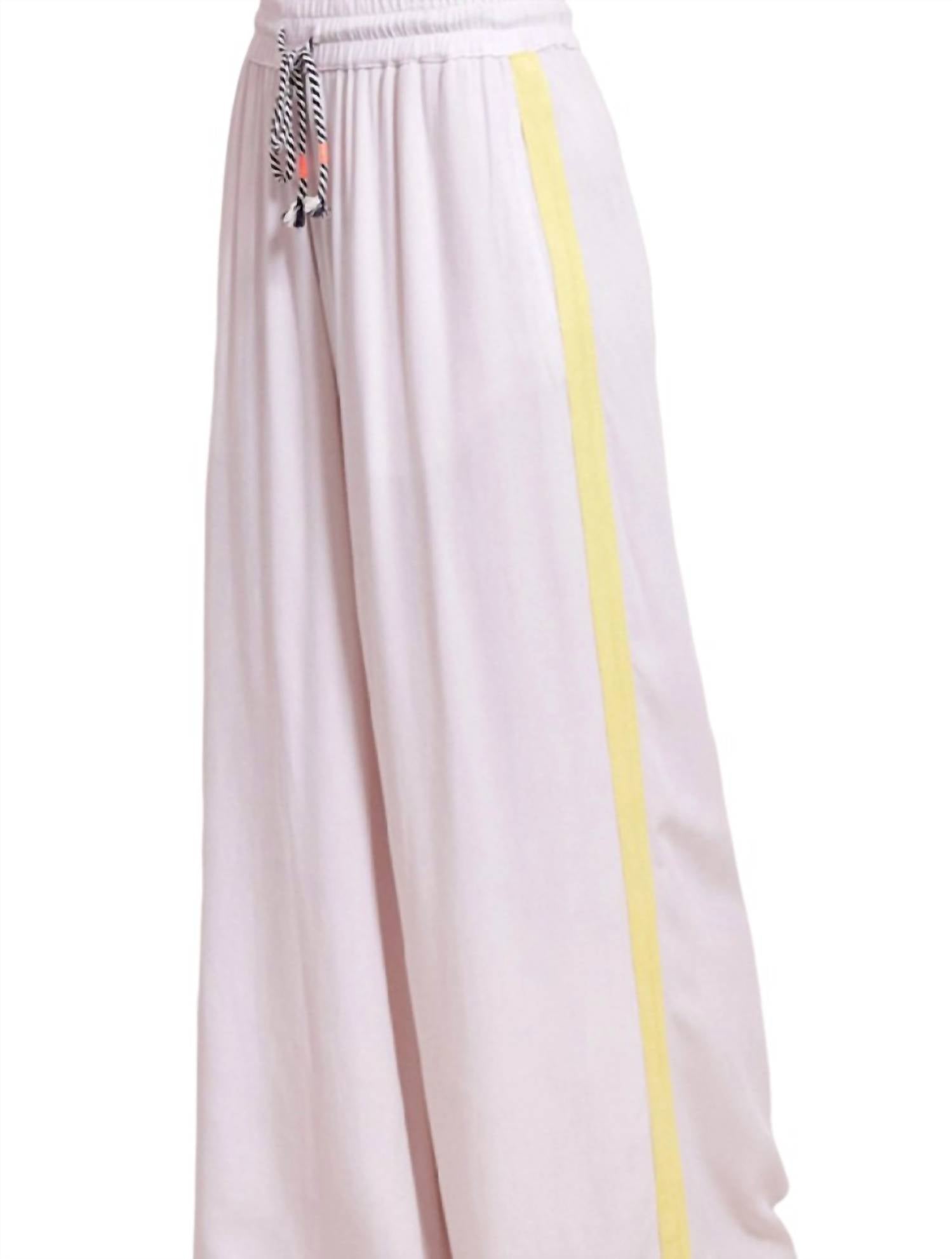 Sundry - Women's Striped Wide Leg Pants