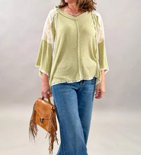Pol - Breezy Hoodie with Lace