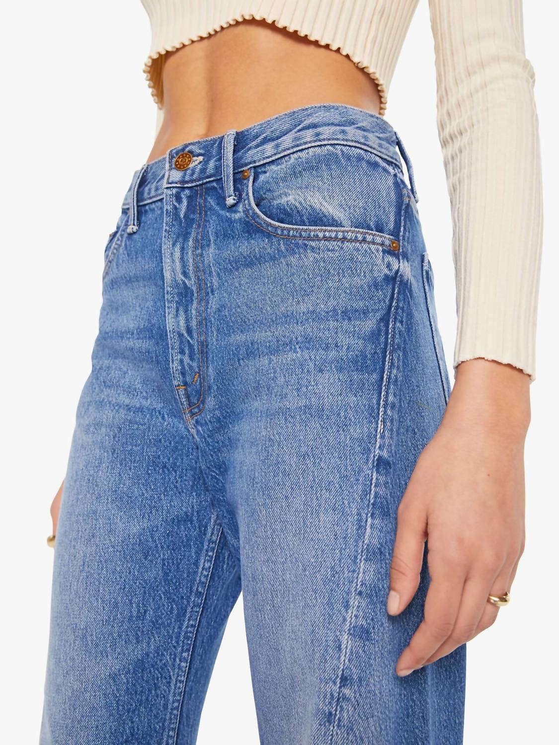 Mother - Lemon Twist Sneak Jeans