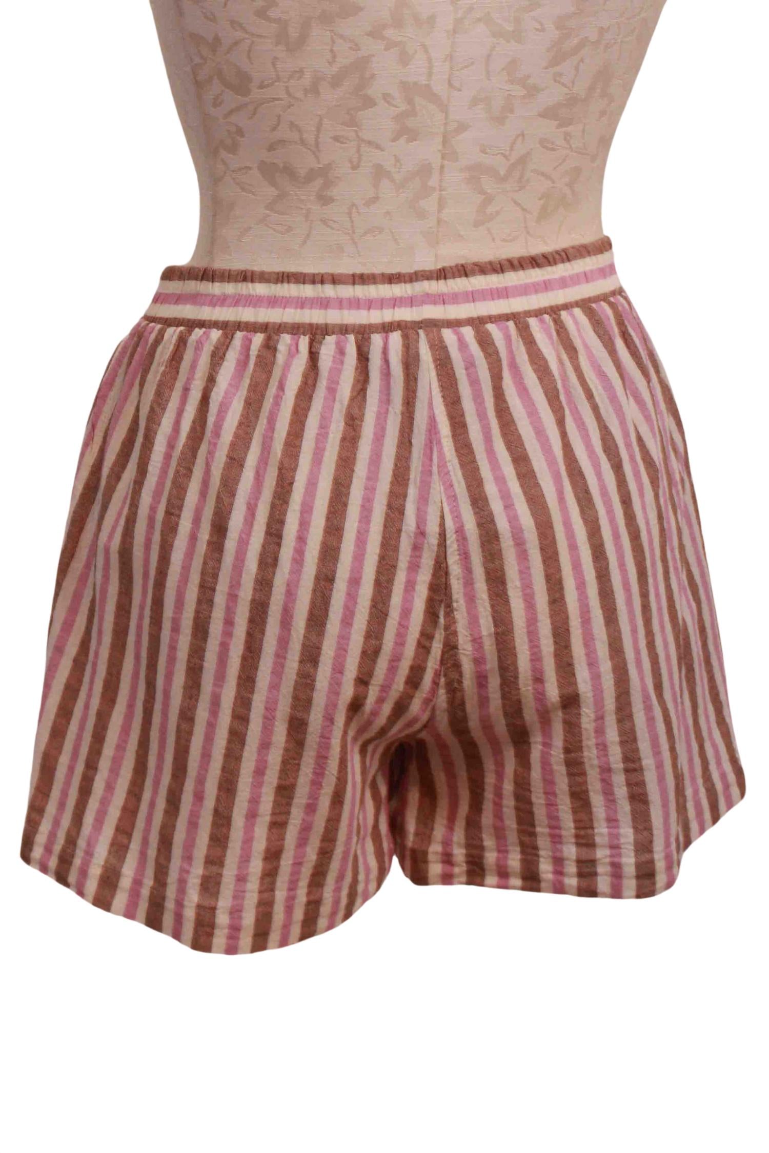 Devotion Twins - Women's Zita Striped Shorts