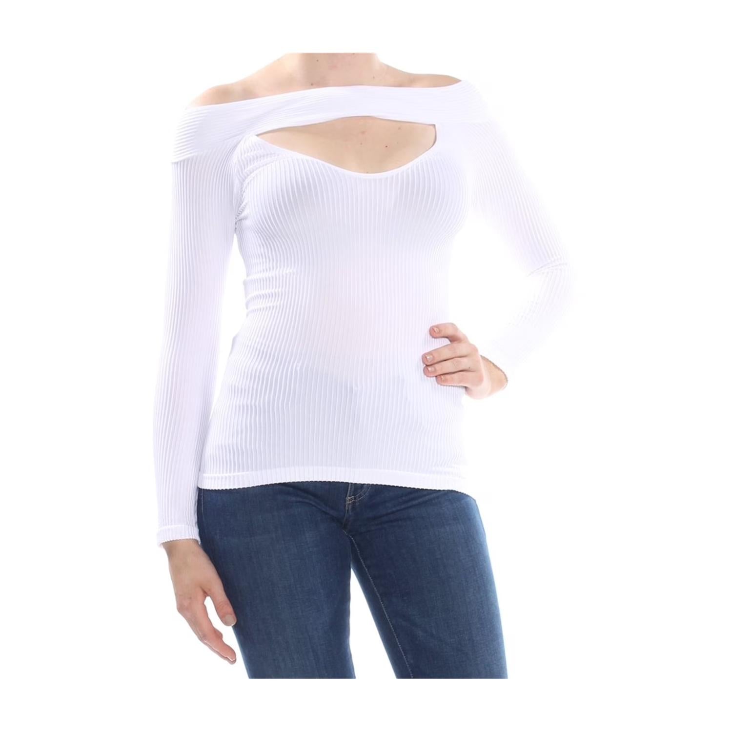 Free People - Women's Cut Out Off The Shoulder Fitted Top