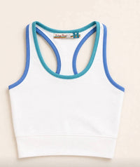 Vintage Havana - Girl's Cropped Tennis Top
