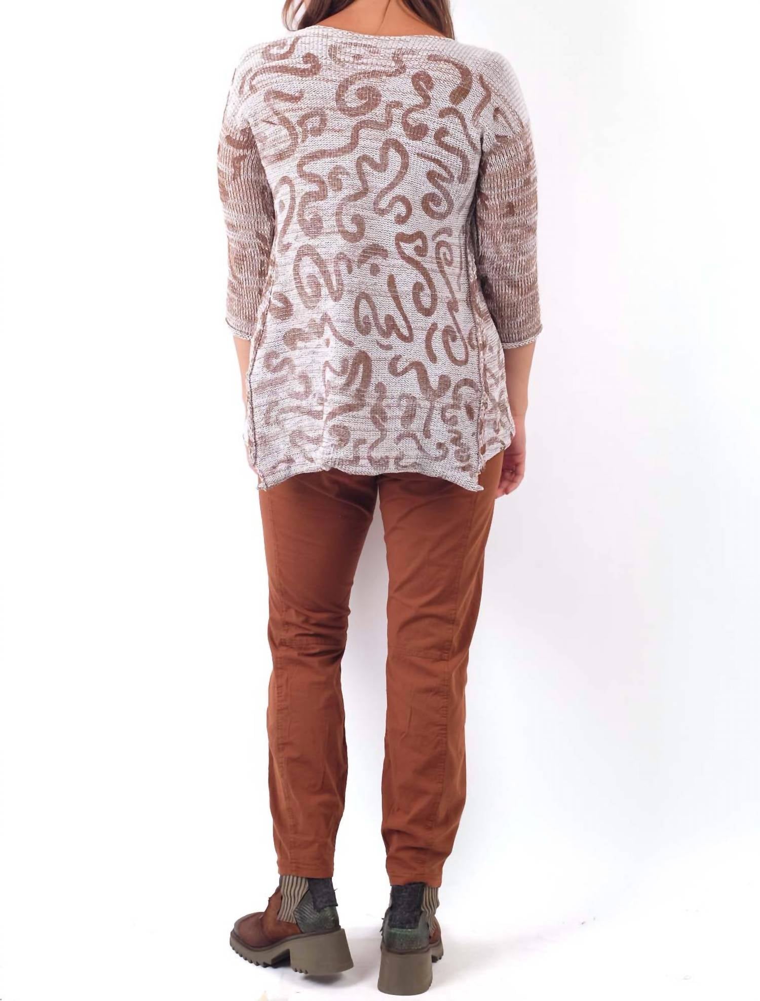 Paper Temples - Valerie Three Quarter Sleeve Sweatshirt