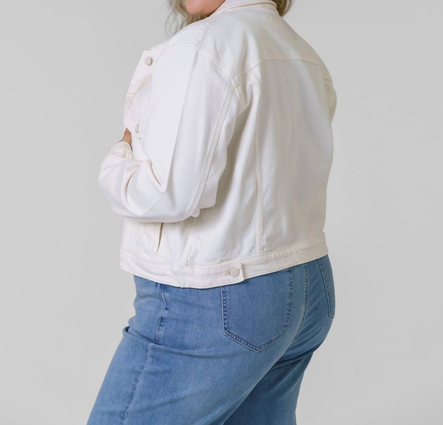 Good American - Committed To Fit Button Down Jacket - Plus