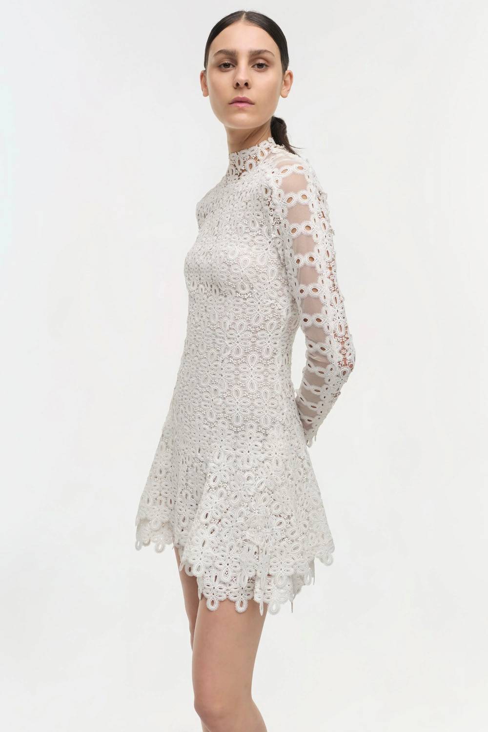 Simkhai - Joy Guipure Lace Mini Dress