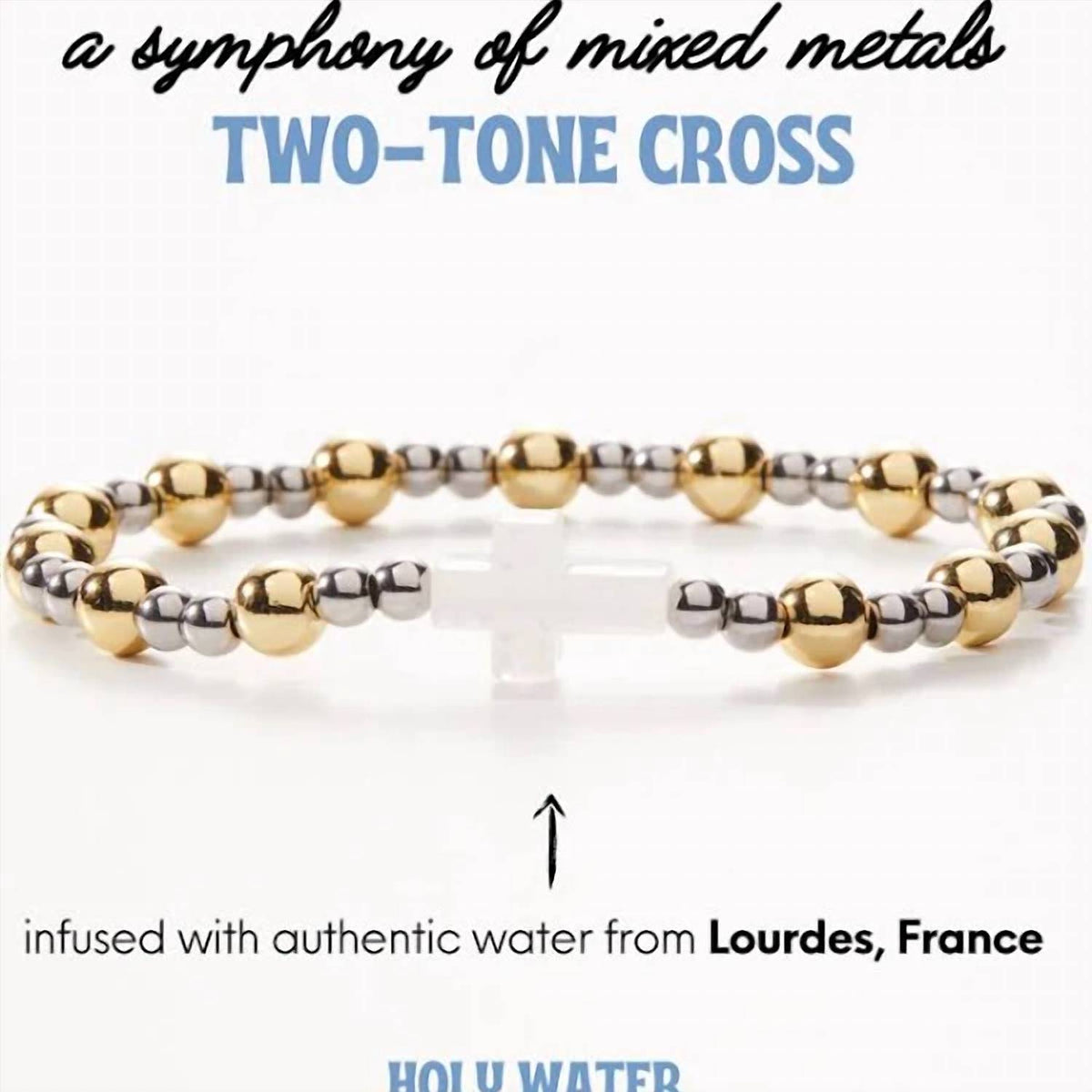 Holy Water Bracelet - Women's Cross Bracelet