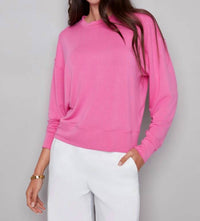 iltm Alessia Provence Sweatshirt in cherry - women's top