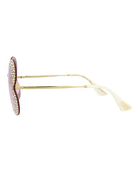 Gucci - Women's Cat Eye-frame Metal Sunglasses