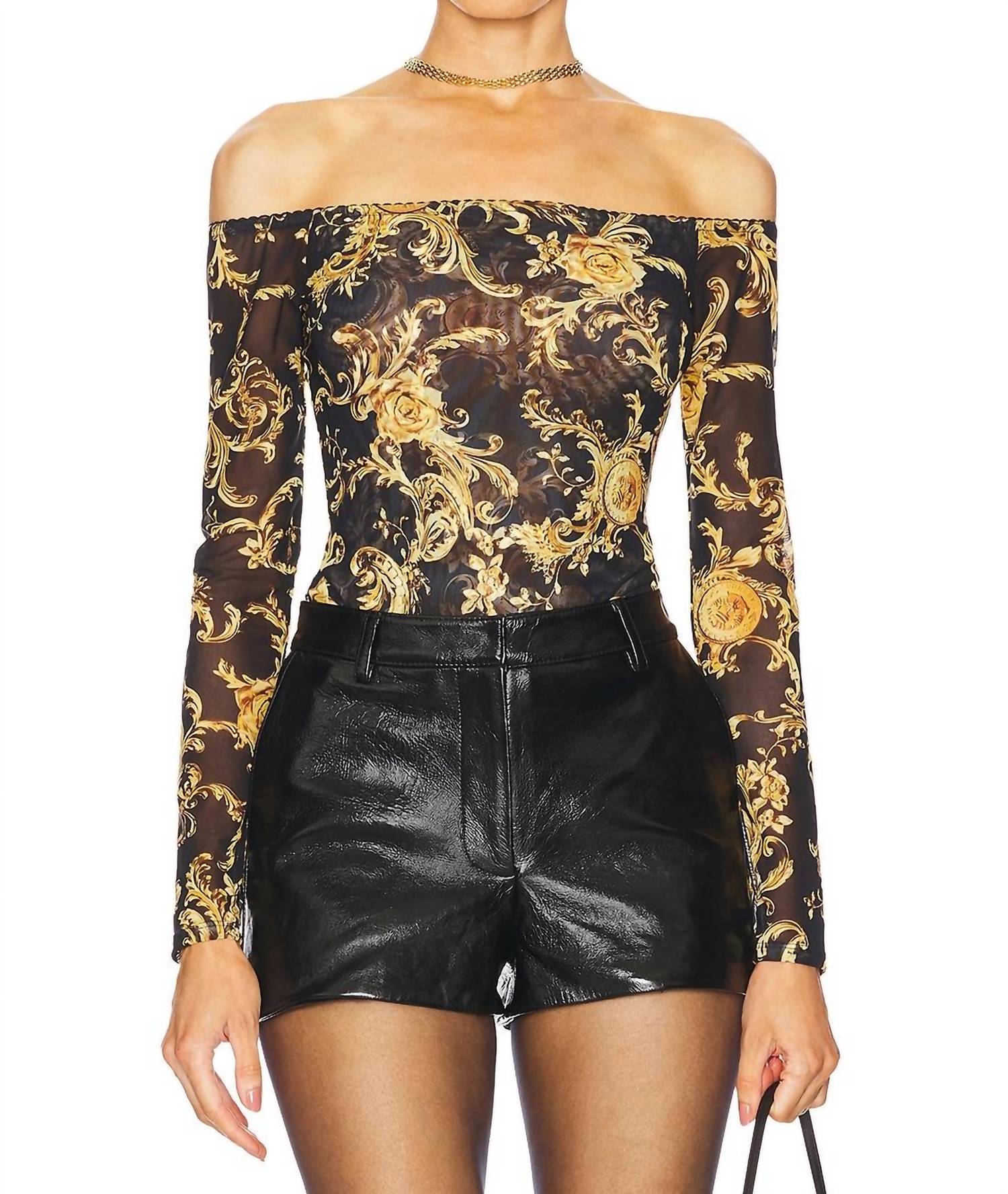 L'Agence - Peonie Off Shoulder Bodysuit