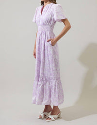 Sugarlips - Emme Floral Demie Smocked Maxi Dress