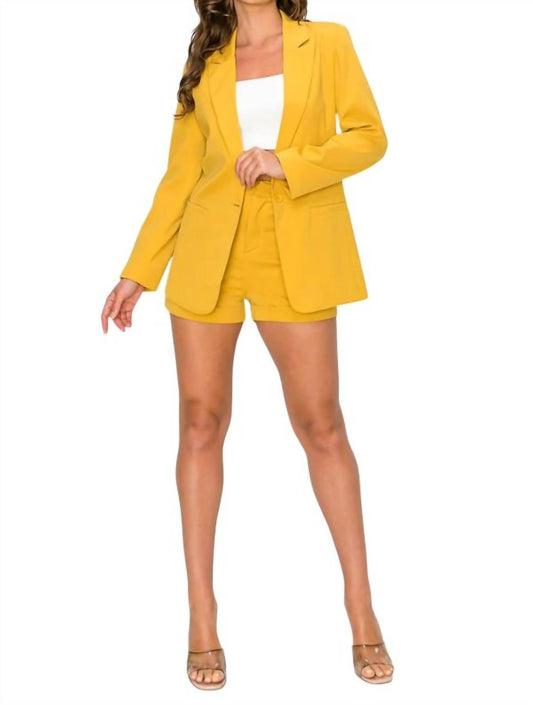 Rivir - SUIT JACKET & SHORTS SET