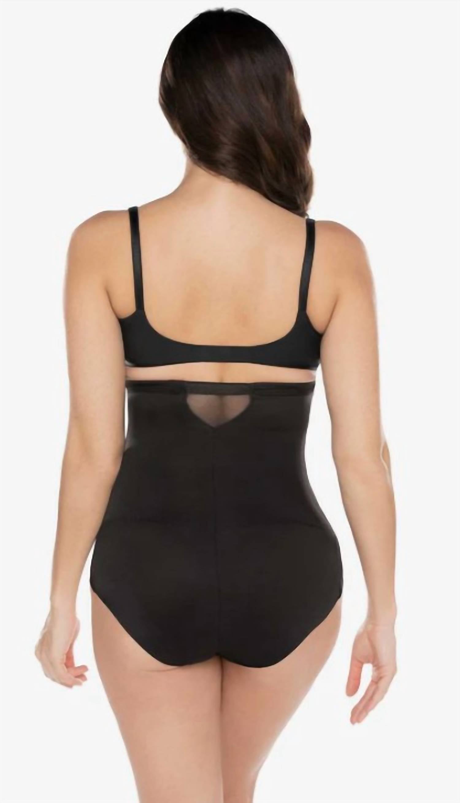 Miraclesuit Hi-waist Brief in black - women's intimate - detail view