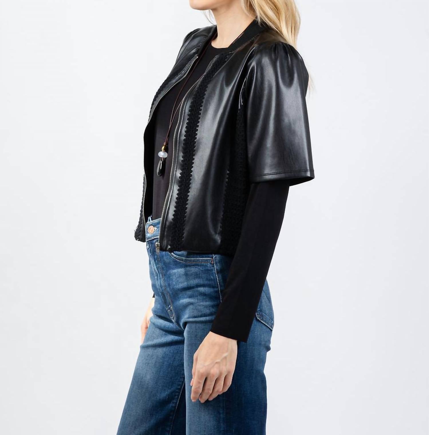 Melissa Nepton - Echo Vegan Crochet Zip Jacket
