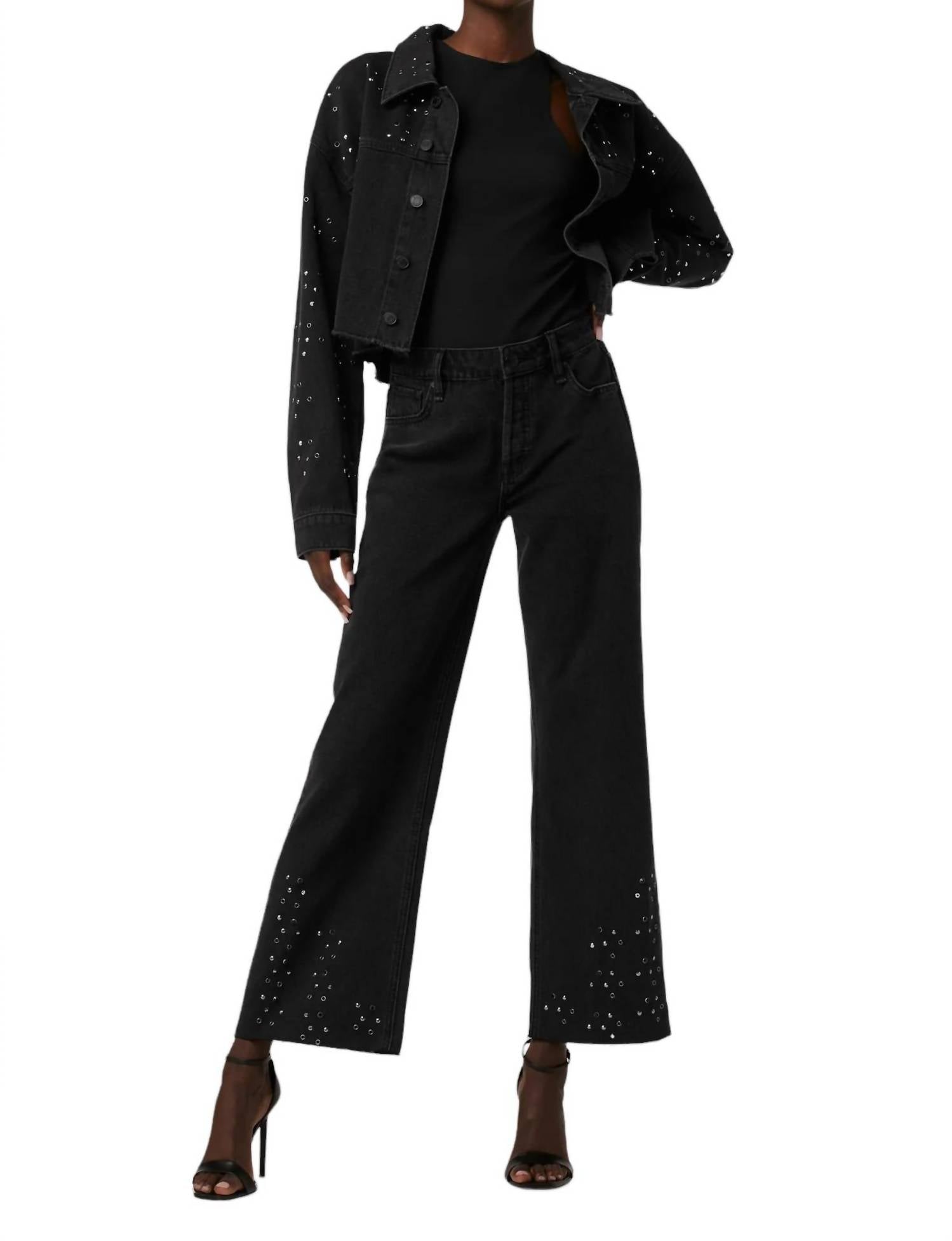Hudson - ROSIE ANKLE JEAN WITH GROMMETS